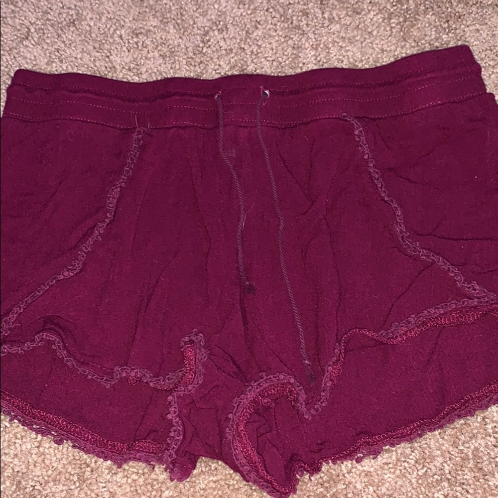 Red shorts